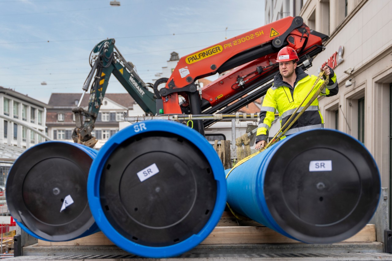 Die Baustelle am Bohl gehört zu den grösseren Baustellen, für die Gebi Buob bisher verantwortlich war. 