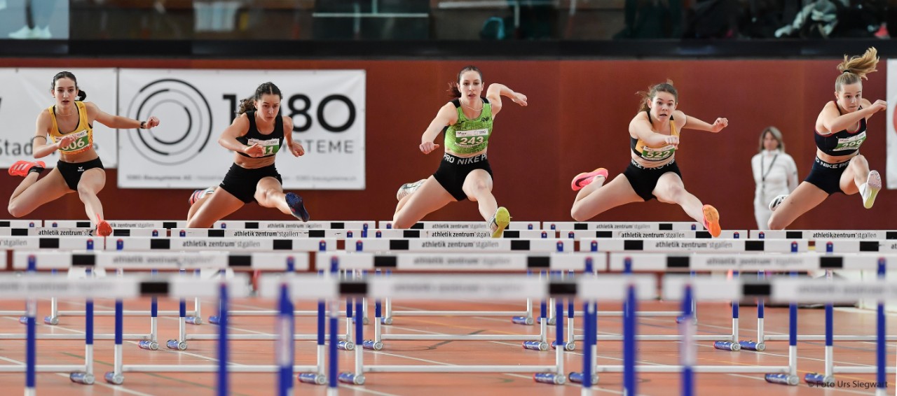 Aus der ganzen Schweiz reisen Athletinnen und Athleten für das Stadtwerk Hallenmeeting an.