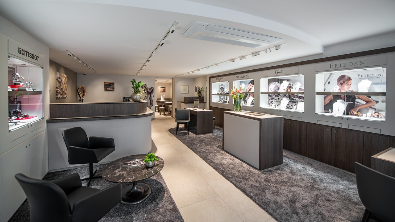 Für ihr Geschäft bezieht die Gut AG Strom von der St.Galler Solar Community.