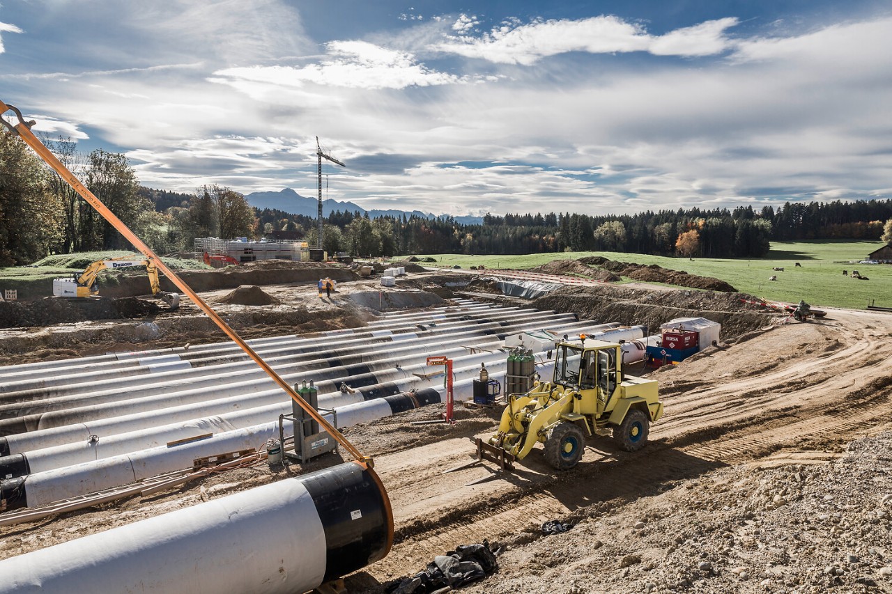 Beim Weiler Ebnet-Hohfirst in Waldkirch wurde ein unterirdischer Gas-Röhrenspeicher gebaut.
