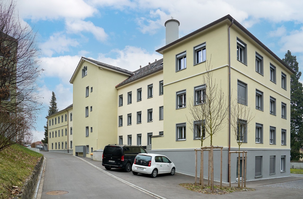 Zum Nahwärmeverbund gehört unter anderem die Liegenschaft an der Adlerbergstrasse 13.