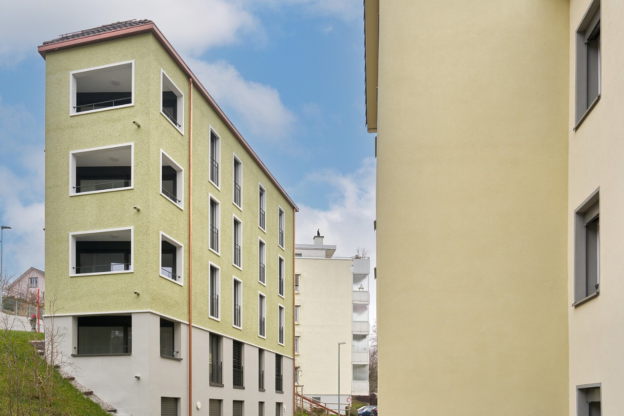 Das Gebäude an der Leimatstrasse 18 gehört ebenfalls zum Verbund.