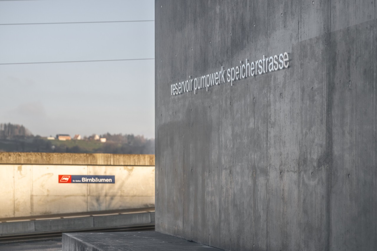 Im Reservoir Pumpwerk Speicherstrasse geht Peter Akermann auf Stippvisite. 