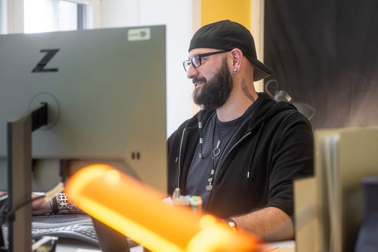 Zurück im Büro erstellt Furrer aus den Messpunkten einen exakten Feldplan für das GIS.