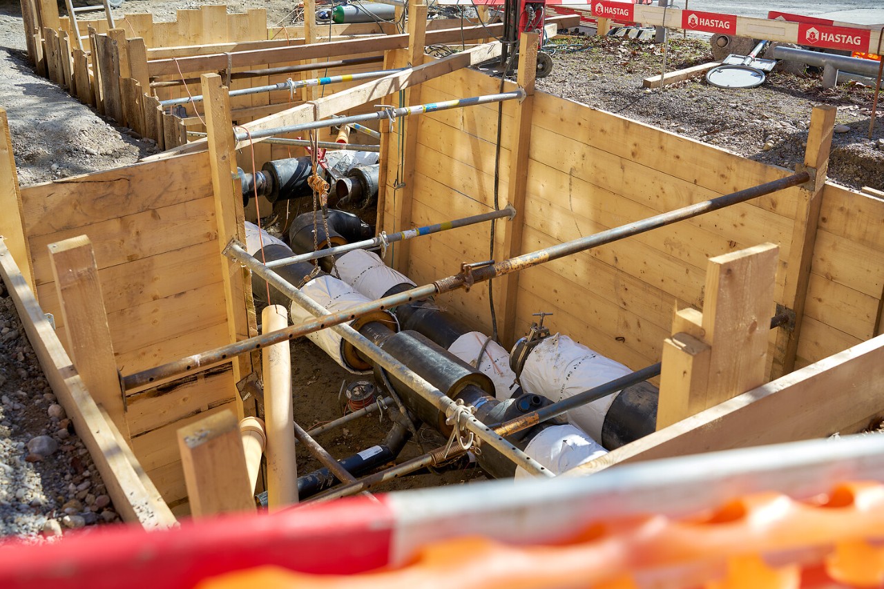 Der Ausbau im Fernwärmegebiet dauert noch bis 2038.