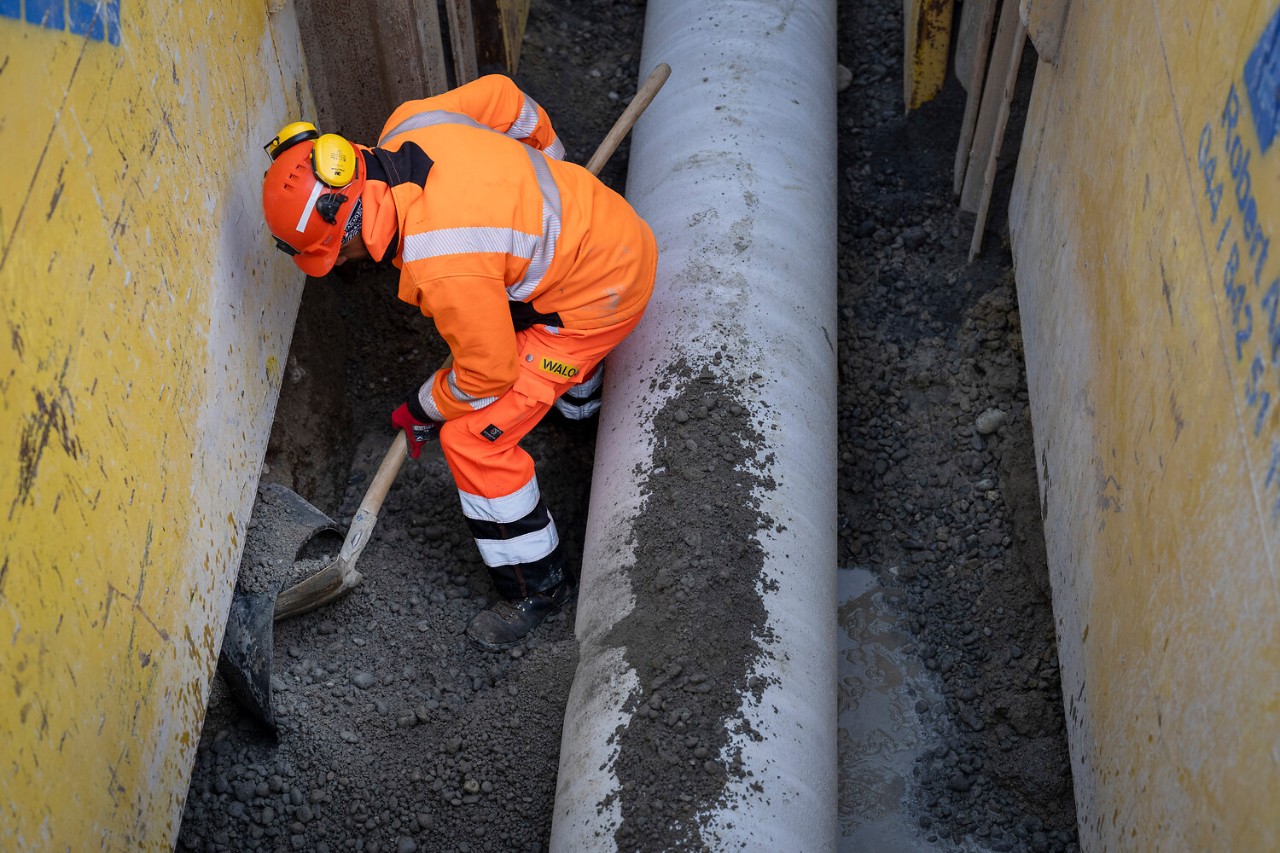 Die neue Leitung sollte für die nächsten 80 bis 100 Jahre zuverlässig funktionieren.